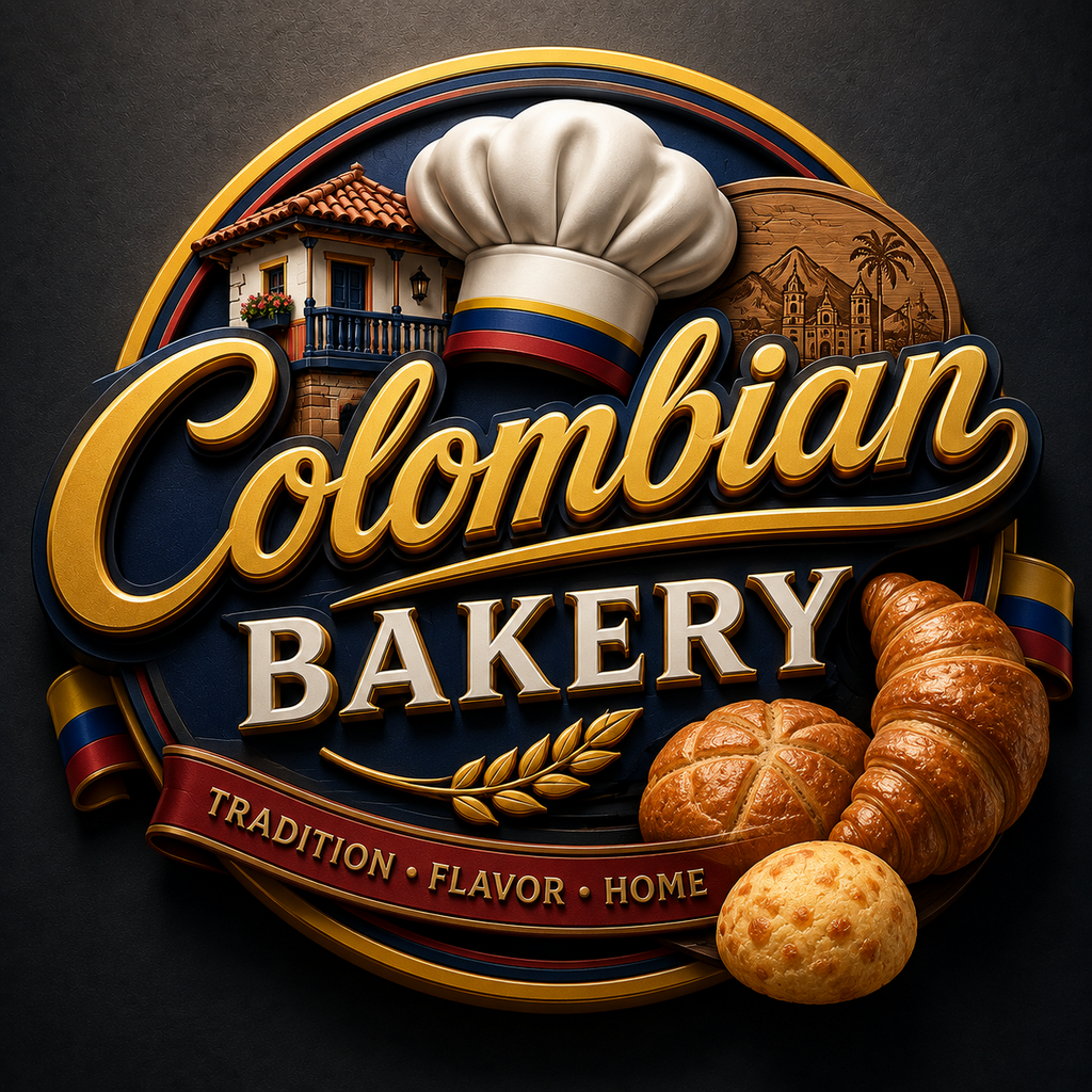 Colombian Bakery custom 3D logo design by Awesome Logos