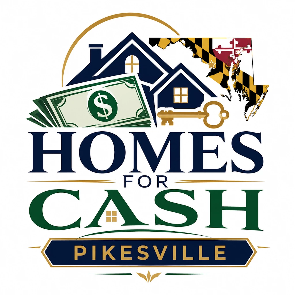 Homes for Cash Pikesville real estate logo design